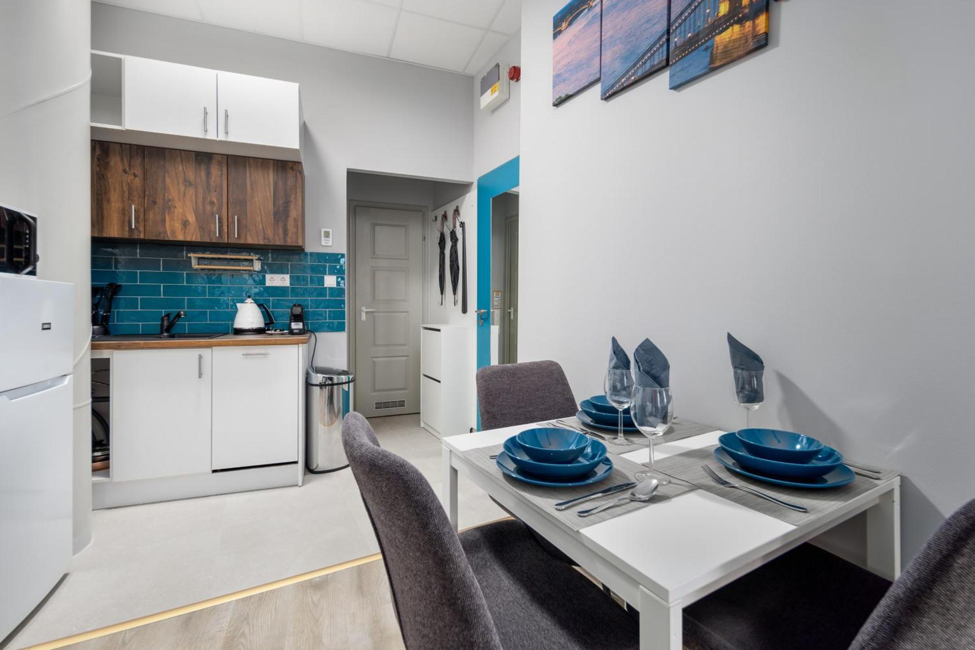 Downtown Apartment House Blue บูดาเปสต์ ภายนอก รูปภาพ